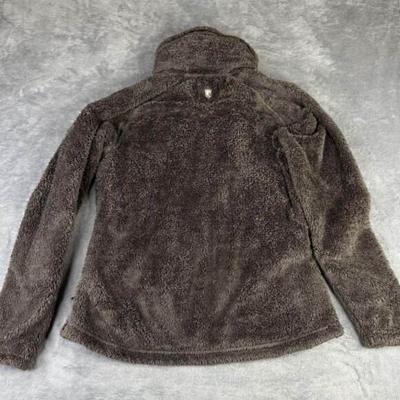 Kuhl Flight Jacket Womens Small Fleece High Pile Snap Zip Pockets Style 2041 - Picture 4 of 16